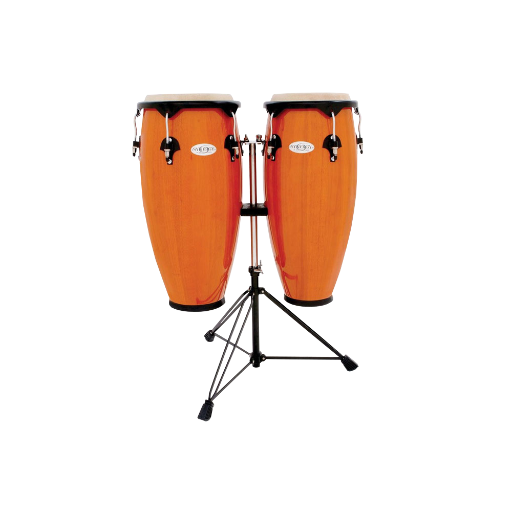 Toca 2300 Synergy Series Wood Conga Set W/Double Stand
