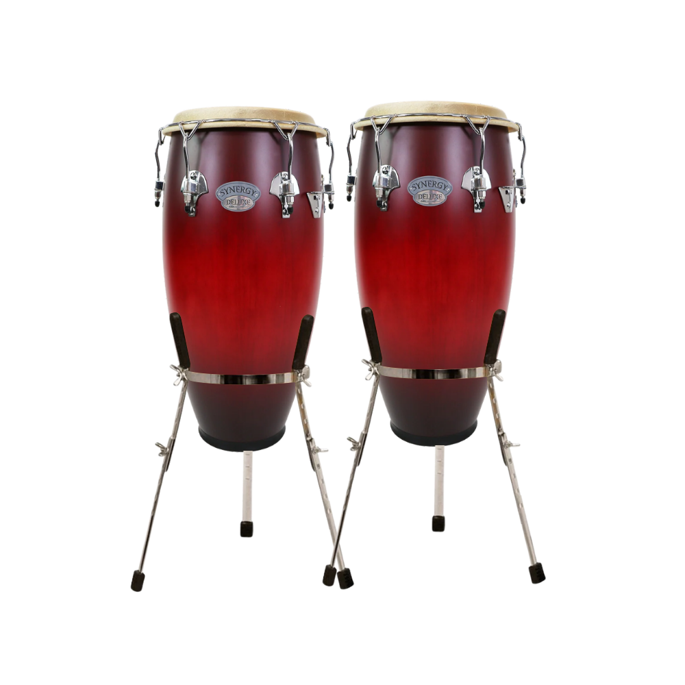 Toca Synergy Deluxe Conga Set 10" & 11" With Basket Stand