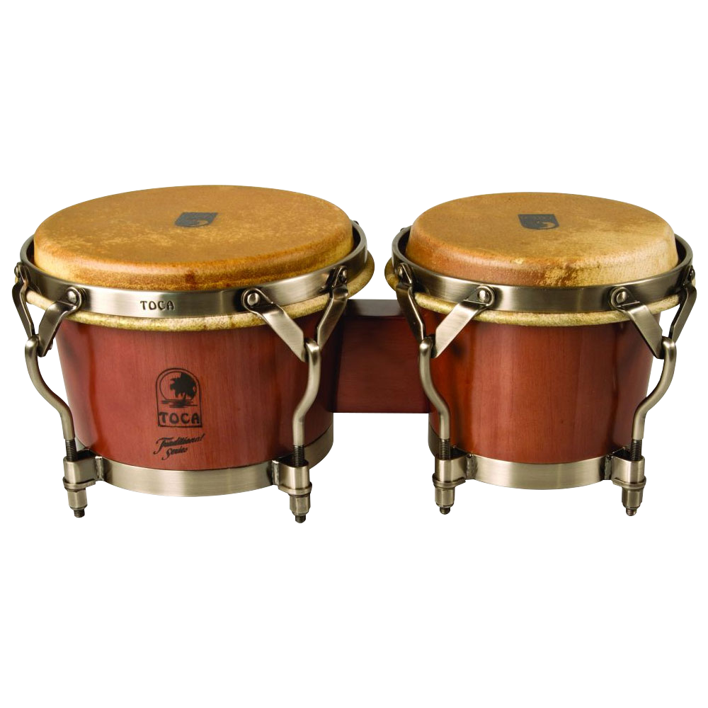Toca 3900D Traditional Series Bongos Dark Walnut