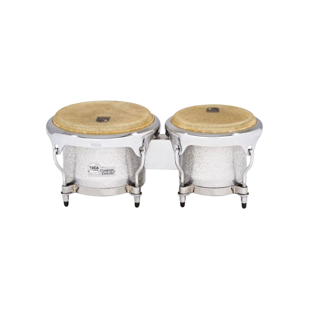 Toca 4600 Custom Deluxe Fibreglass Bongo Silver Sparkle
