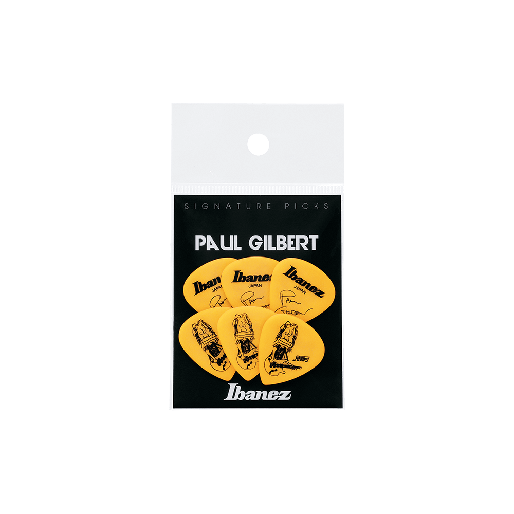 Ibanez Paul Gilbert Signature Guitar Pick B1000PG Yellow