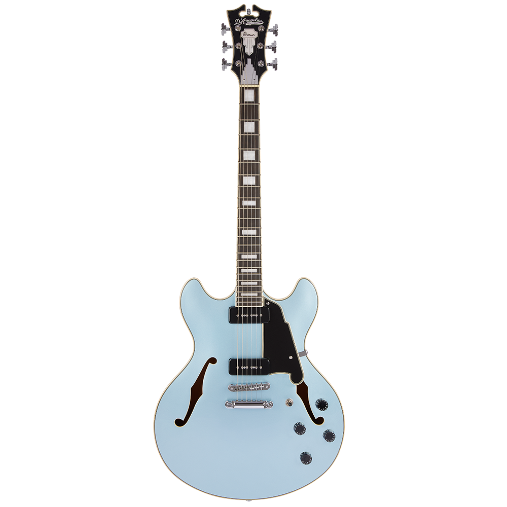 D'angelico Premier DC Boardwalk Ice Blue Metallic DAPDCIBMCSCB9EX