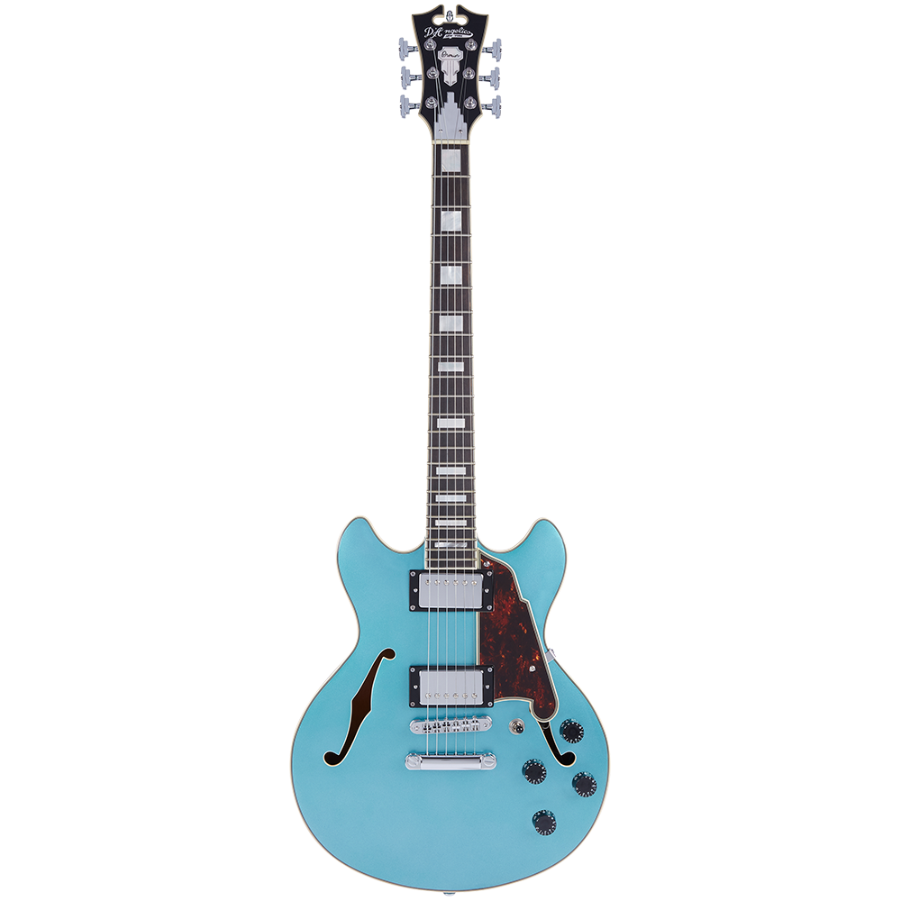 D'angelico Premier Mini DC Stopbar Semi Hollow Guitar