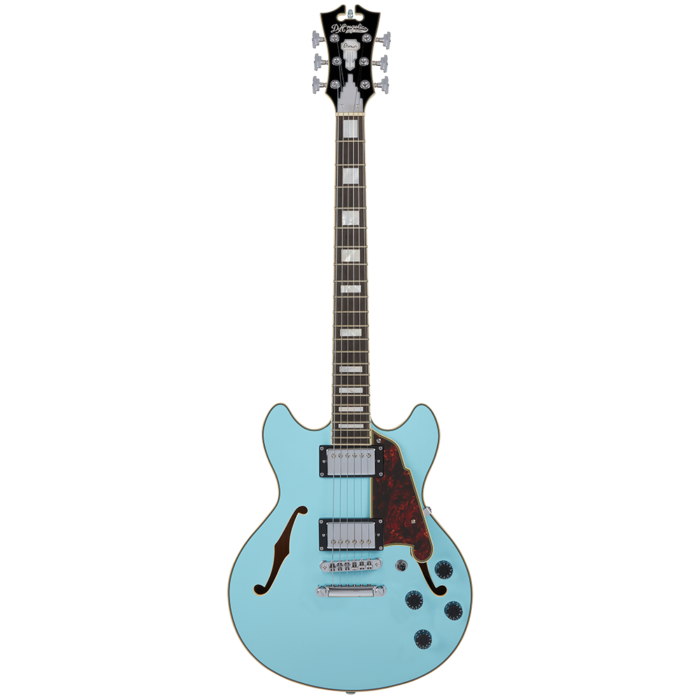 D'angelico Premier Mini DC Stopbar Semi Hollow Guitar