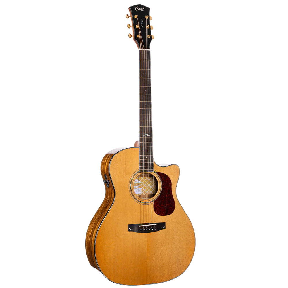 Cort GOLD-A6 Bocote Semi Acoustic Guitar W/Cutaway Electronics