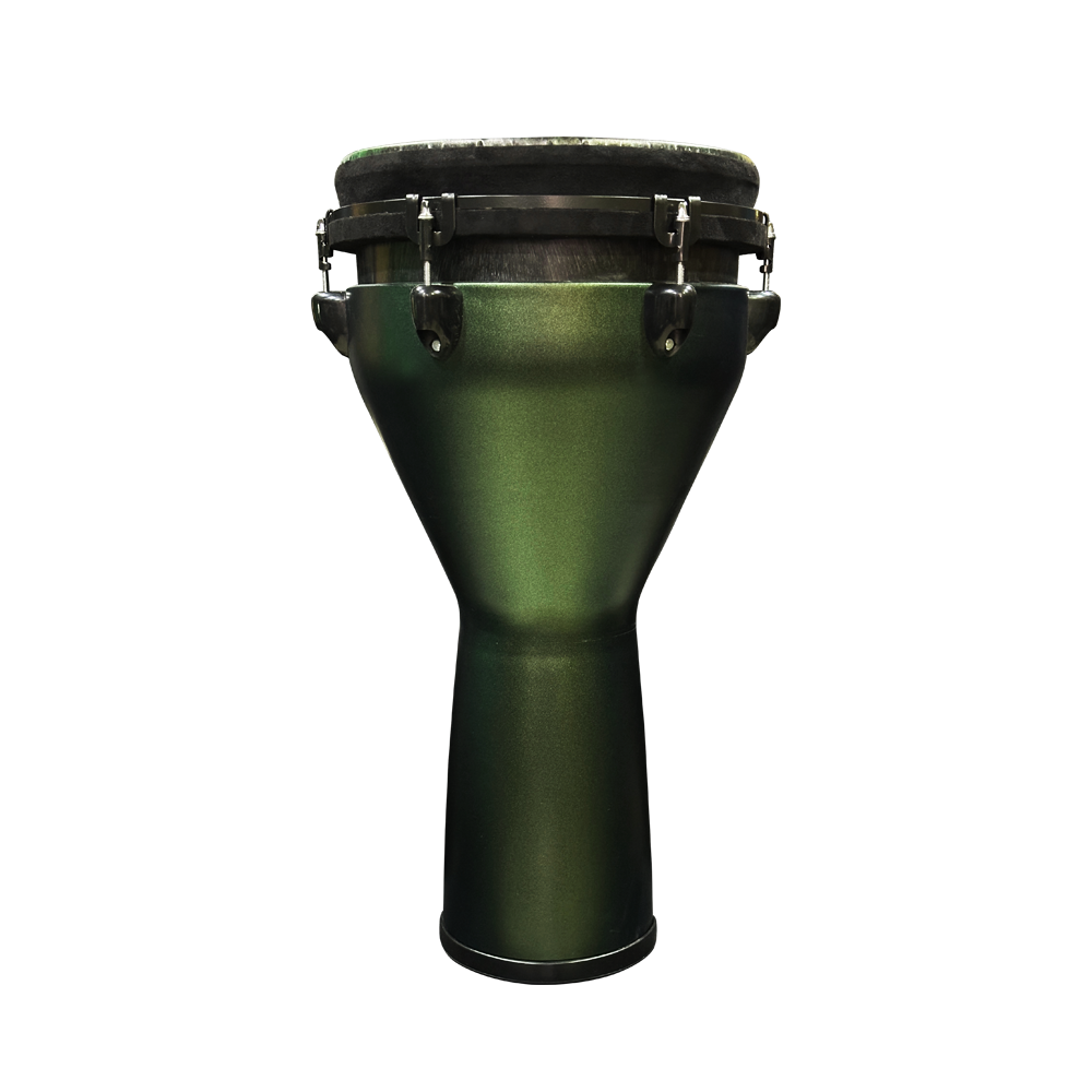 Pluto DJ-12 GP Djembe 12" Green Paint W/Stand & Bag