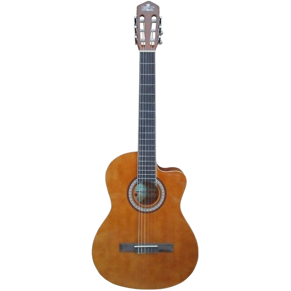 Pluto Classical Guitar 201 series Medium W/ Cutaway HG39C-201 Natural