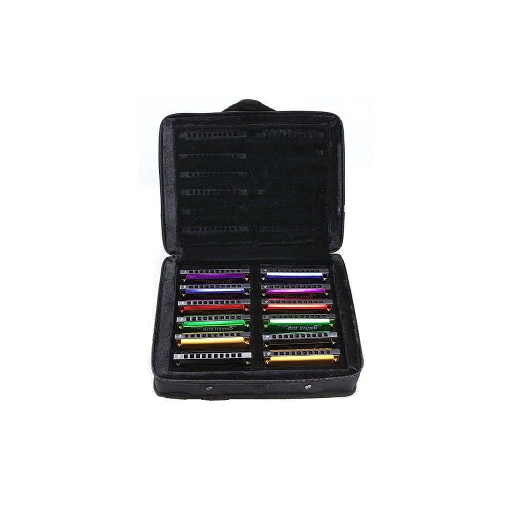 Pluto Harmonica Pluto 10 Hole 12 key Sets JH1020A12