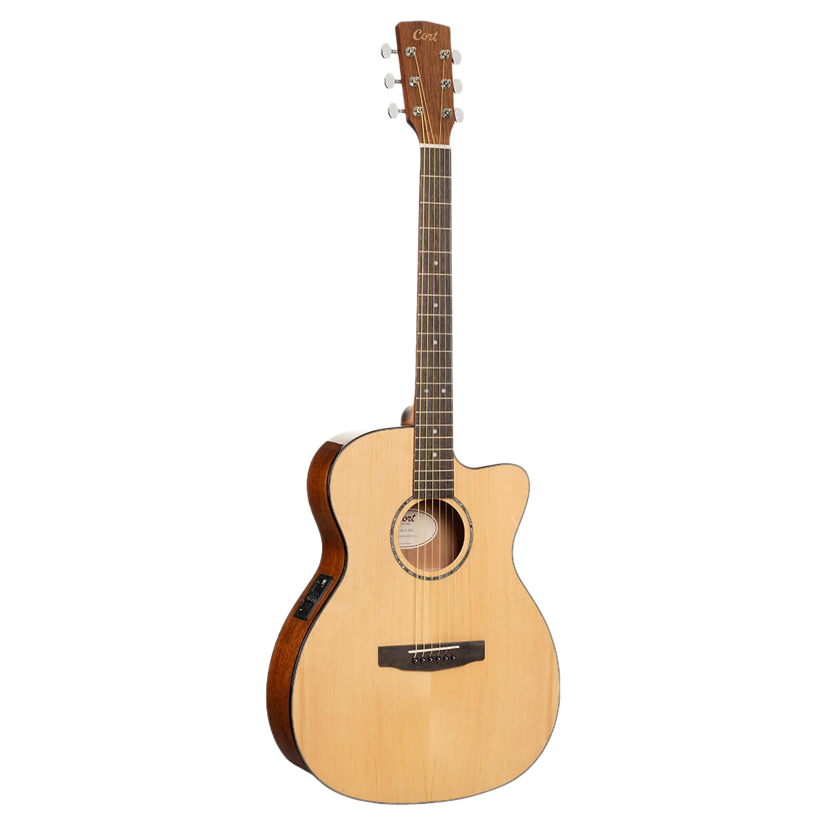 Cort L60CE-NAT Acoustic Guitar Luce Series W/Cutaway Electronics