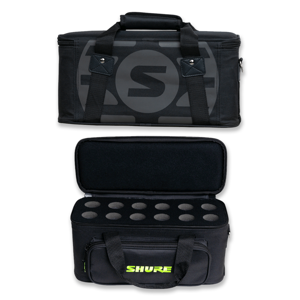 Shure Microphone Bag that Holds Up to 12 Mics SH-MICBAG12