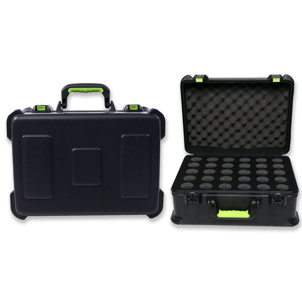 Shure Molded Case w/ Drops for (30) Mics – TSA Latch SH-MICCASE30