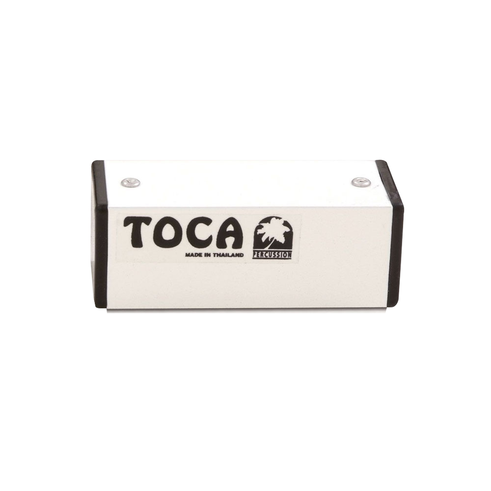 Toca Aluminum Square Shaker White T-2204