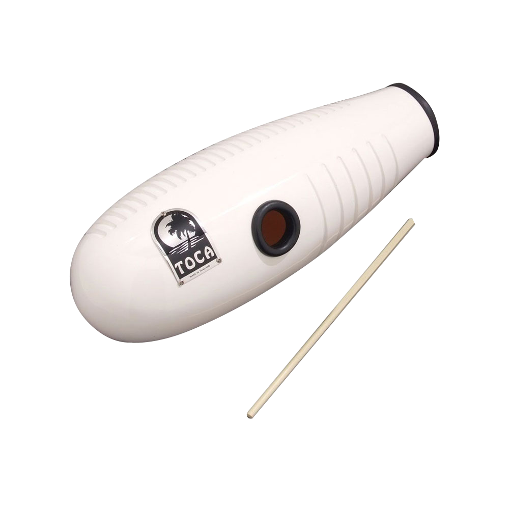 Toca T2526 Fiberglass Guiro White