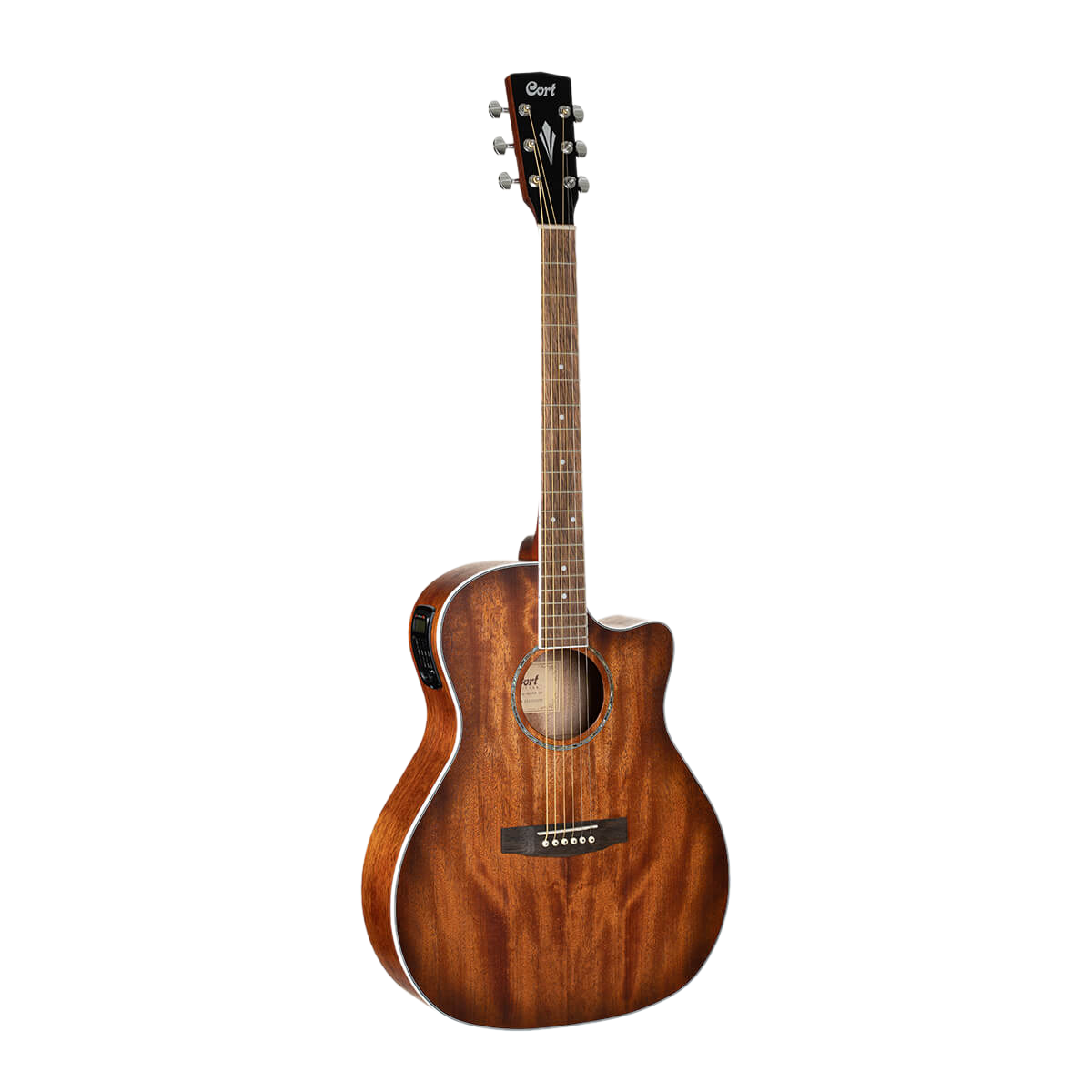 Cort GA-MEDX M OP Acoustic Guitar W/Cutaway Electronics W/Bag