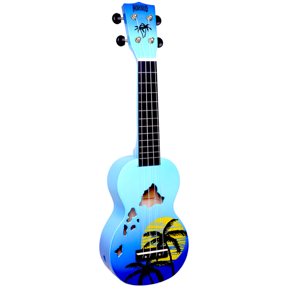 Mahalo MD1HABUB Soprano Ukulele W/Bag