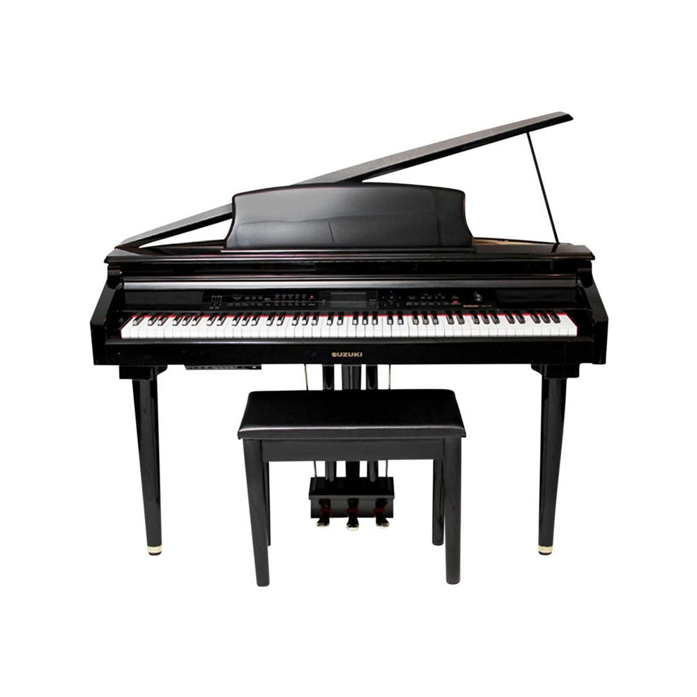Suzuki MDG300 Mini Grand Piano W/Stand & Bench