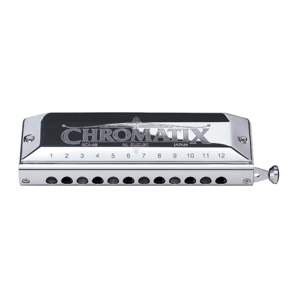 Suzuki Harmonicas Chromatic Reverse Slider SCX 48H Key C
