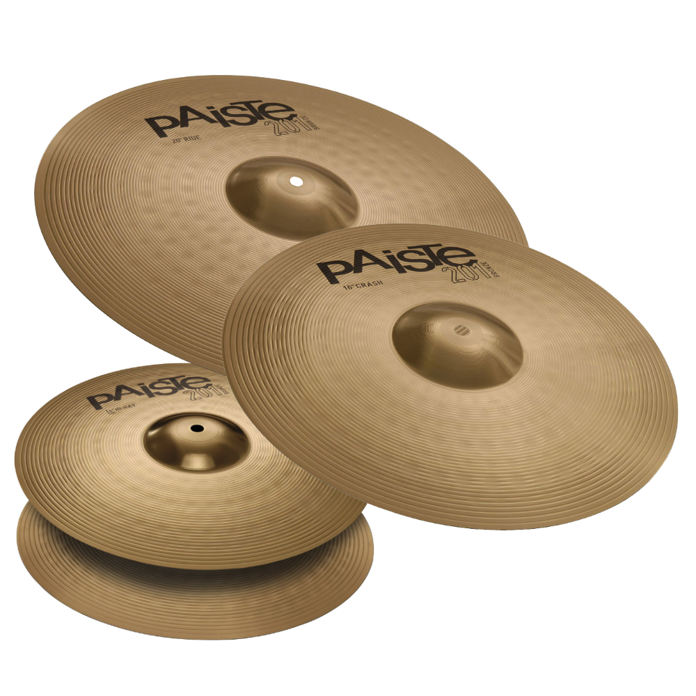 Paiste Cymbal 201 Series Universal Set (14HH/16C/20R)