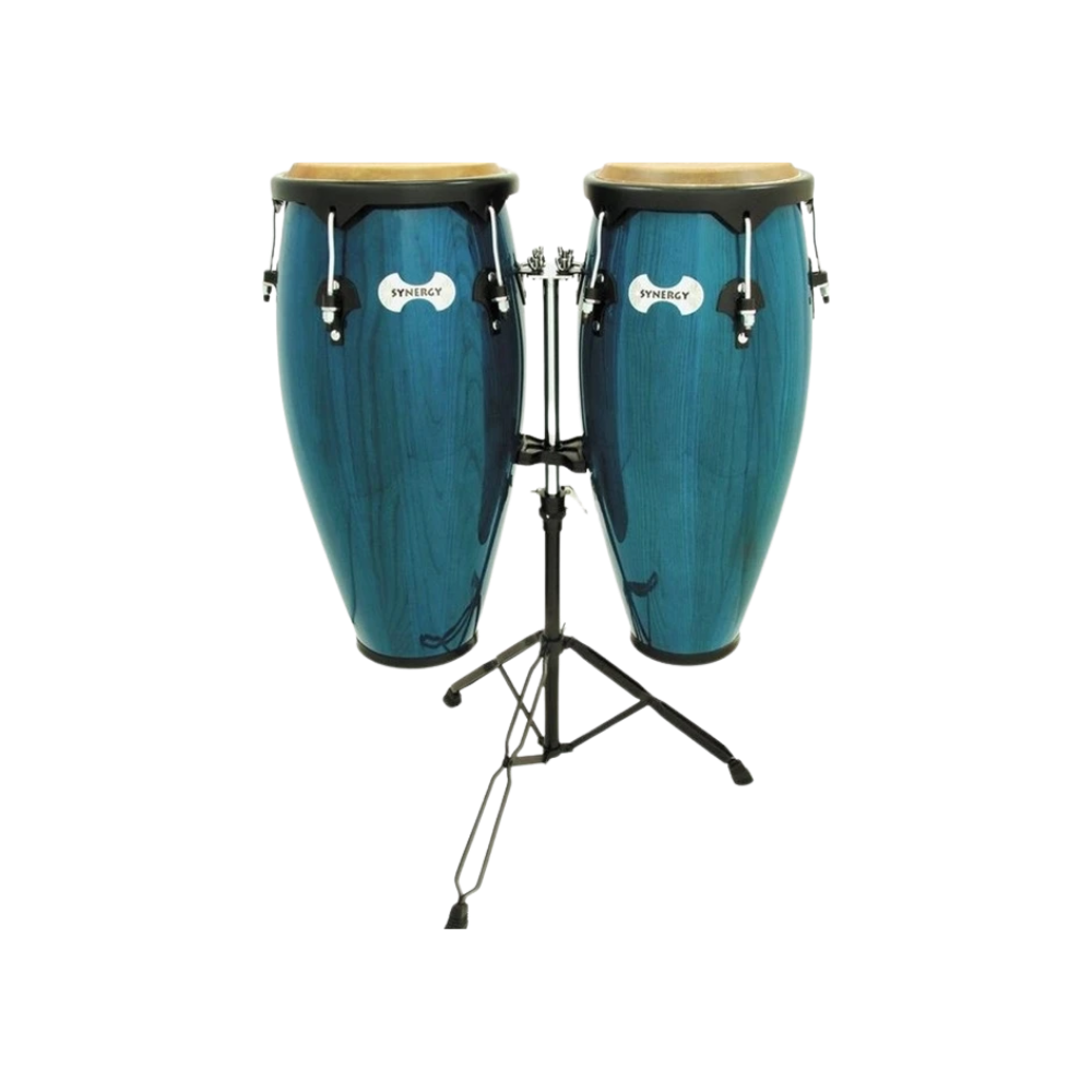 Toca 2300 Synergy Series Wood Conga Set W/Double Stand