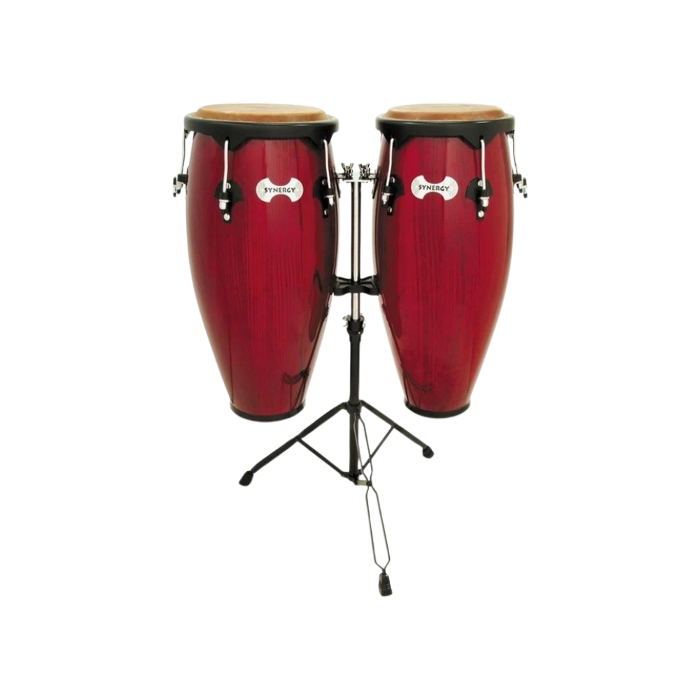 Toca 2300 Synergy Series Wood Conga Set W/Double Stand