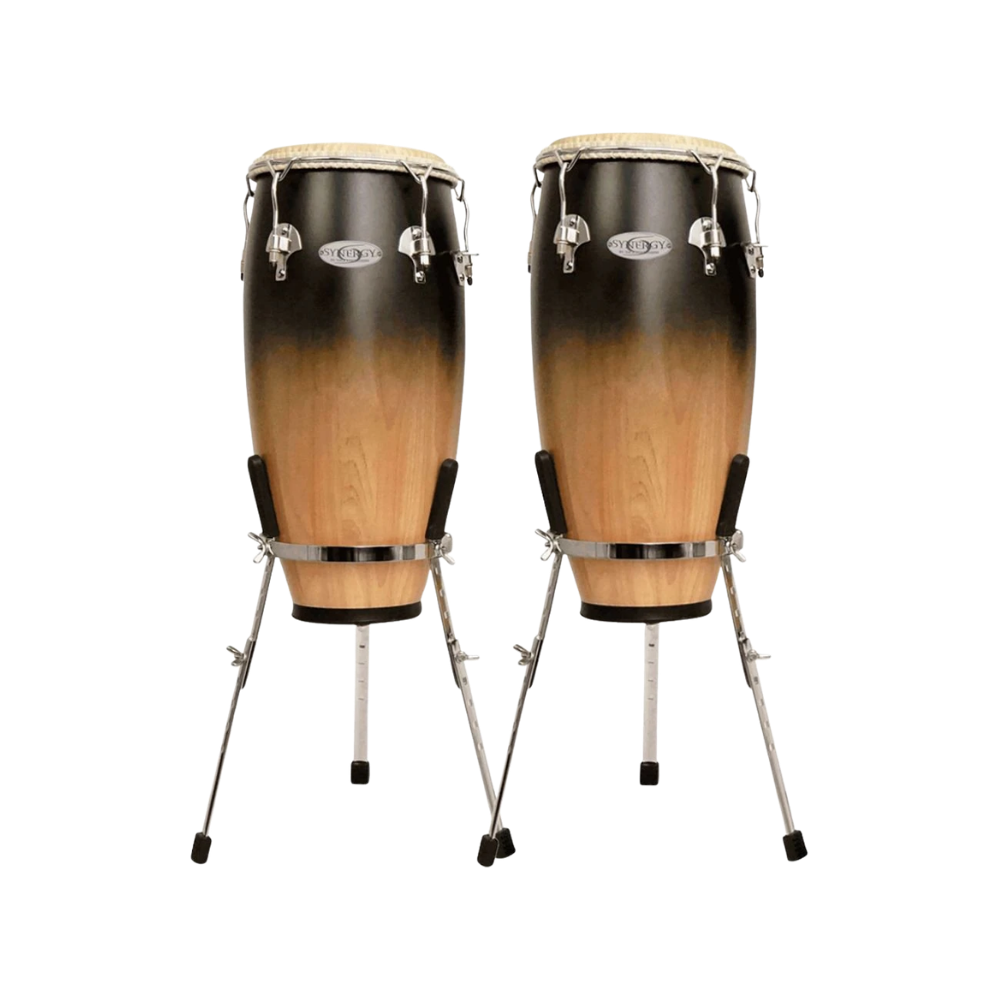 Toca Synergy Deluxe Conga Set 10" & 11" With Basket Stand