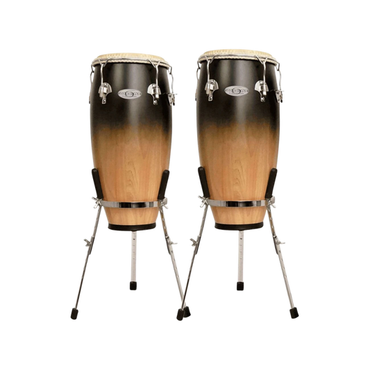 Toca Synergy Deluxe Conga Set 10" & 11" With Basket Stand