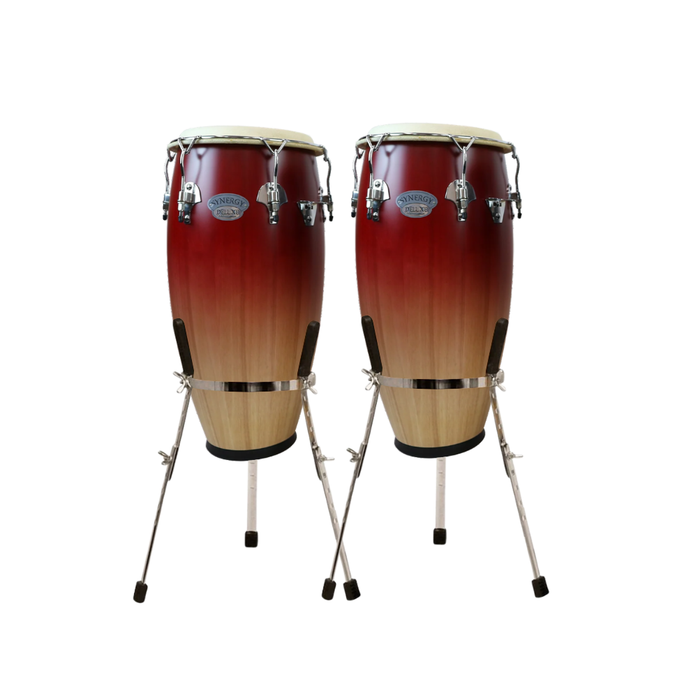 Toca Synergy Deluxe Conga Set 10" & 11" With Basket Stand