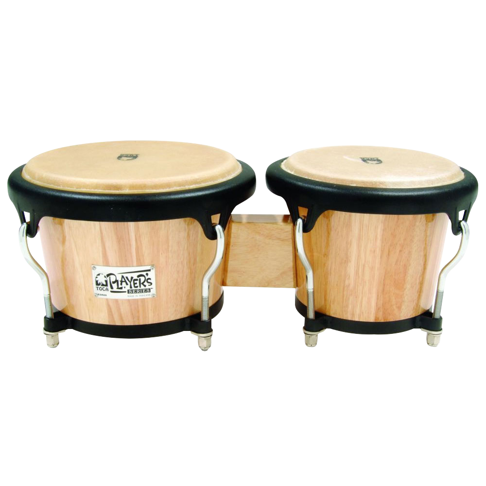 Toca 2400 Player's Wood Bongos 6" & 7" Natural