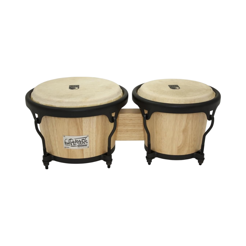 Toca 2600 Player's Wood Bongos 7" & 8.5" Natural