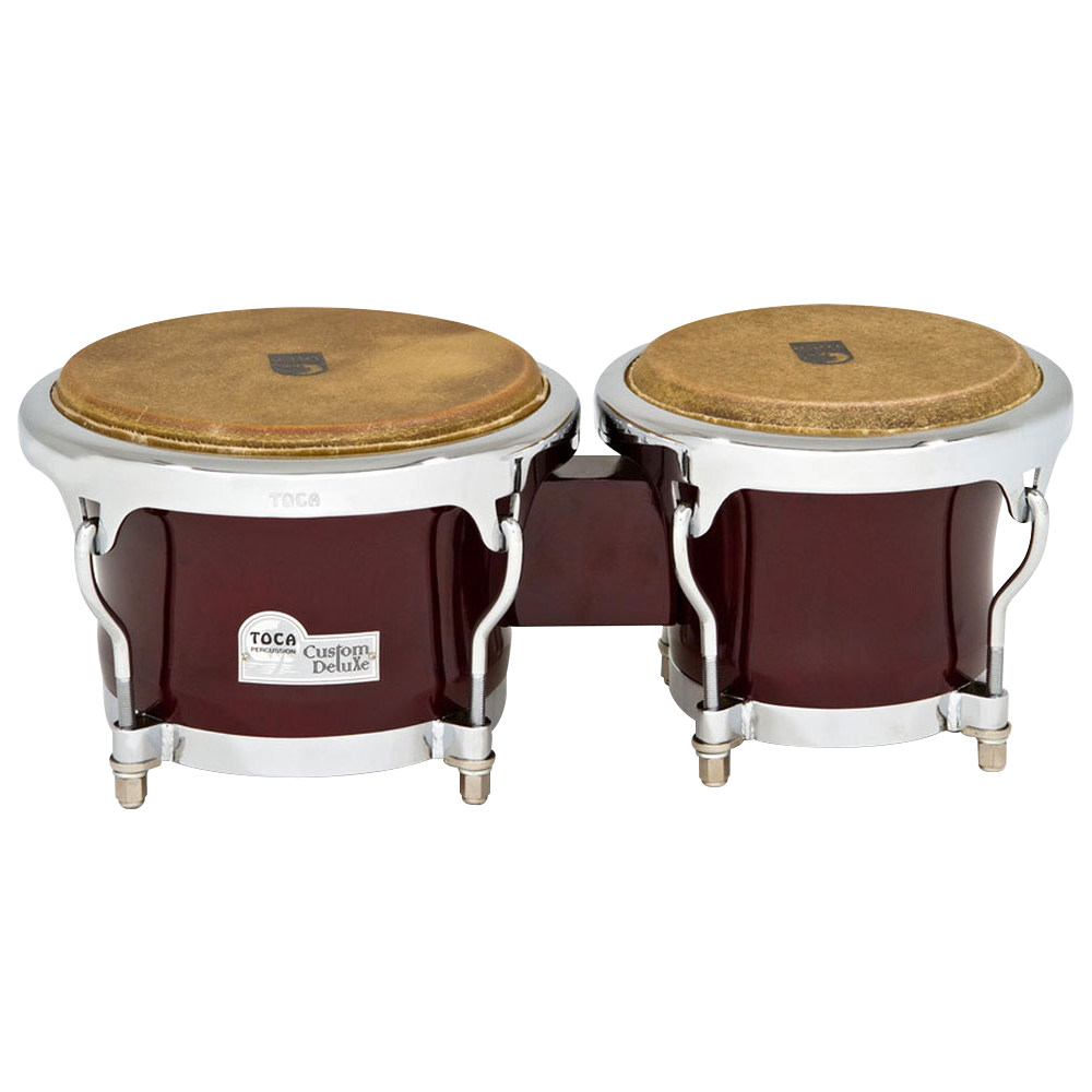 Toca 4600 Custom Deluxe Wood Bongo 7" & 8.5"