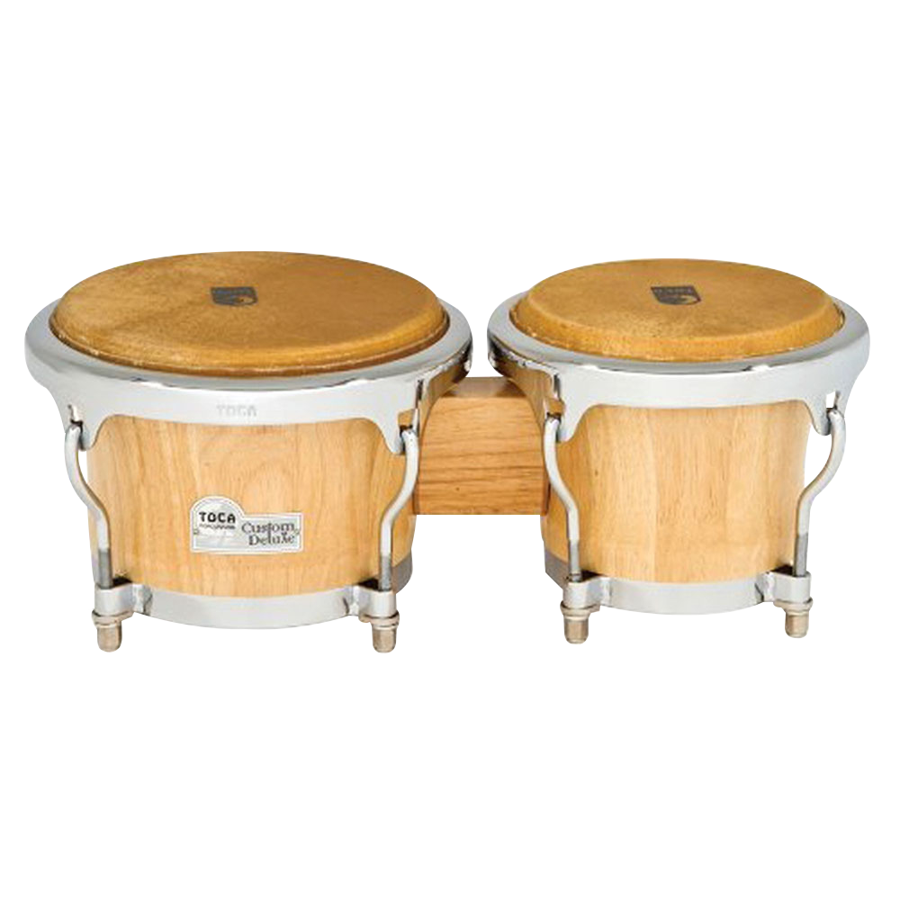 Toca 4600 Custom Deluxe Wood Bongo 7" & 8.5"
