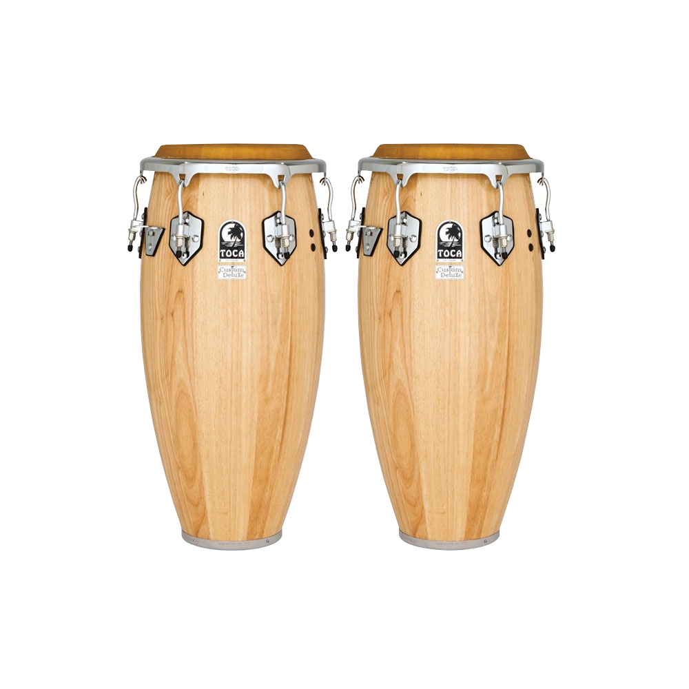 Toca Custom Deluxe Wood Conga Set 11" & 11.75" W/O Stand