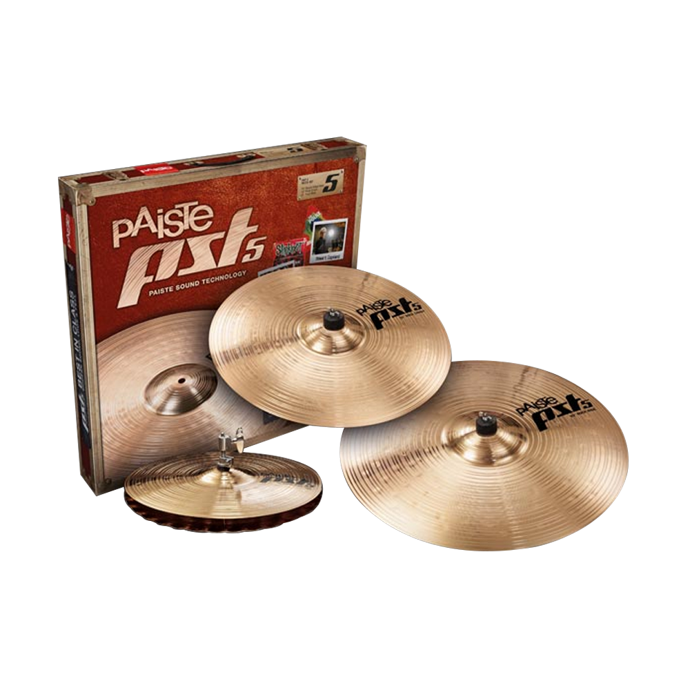 Paiste Cymbal NEW PST 5 Series Rock Set (14HH/16C/20R)