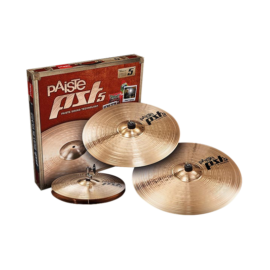 Paiste Cymbal NEW PST 5 Series Universal Set (14HH/16C/20R)