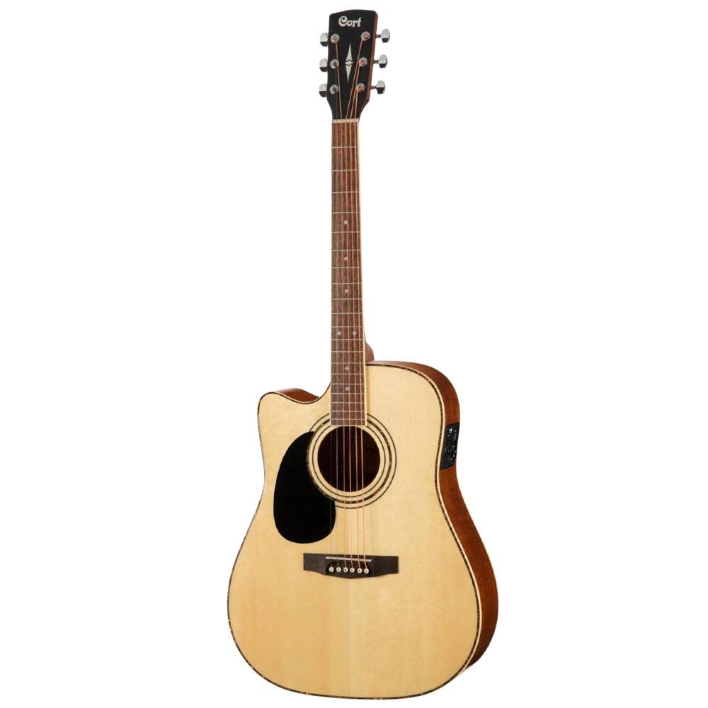Cort AD880CE LH Natural Satin Semi Acoustic Guitar