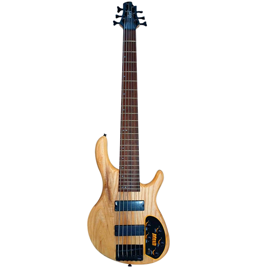 Cort Action DLX VI AS Open Pore Natural Bass Guitar