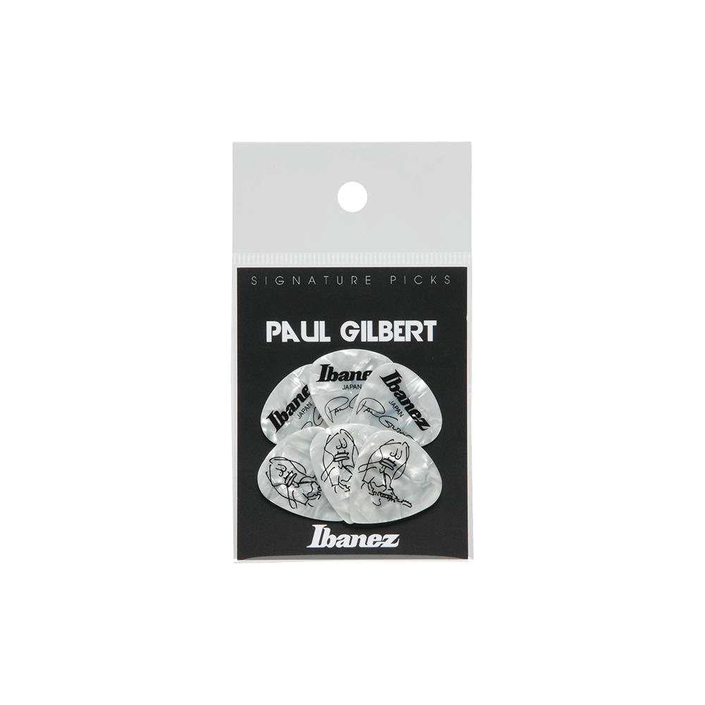 Ibanez Paul Gilbert Signature Guitar Pick B1000PG Pearl White