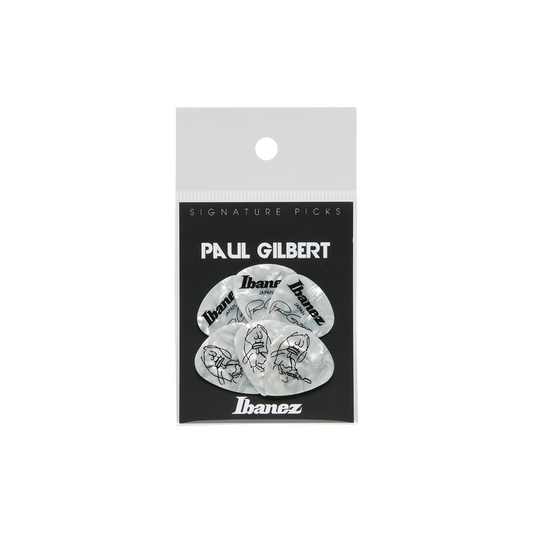 Ibanez Paul Gilbert Signature Guitar Pick B1000PG Pearl White