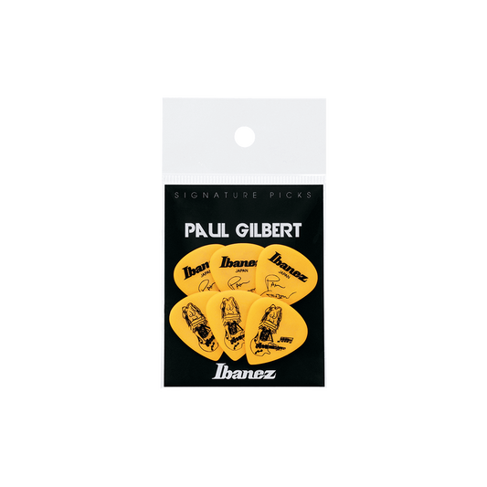 Ibanez Paul Gilbert Signature Guitar Pick B1000PG Yellow