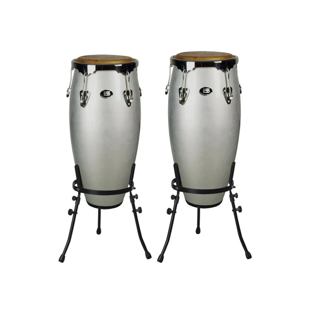 Pluto Fibre Conga 10" & 11" With Individual Stand