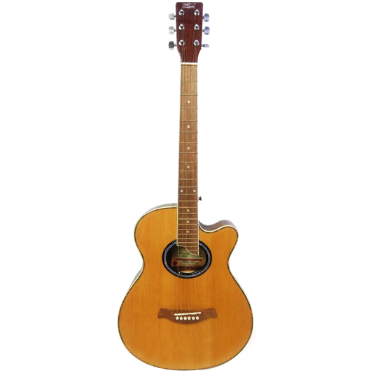 Pluto Acoustic Guitar Thin Body Cutway CS50C Natural