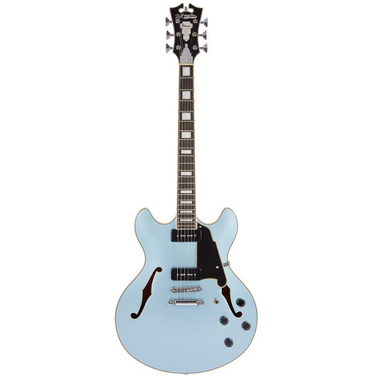 D'angelico Premier DC Boardwalk Ice Blue Metallic DAPDCIBMCSCB9EX