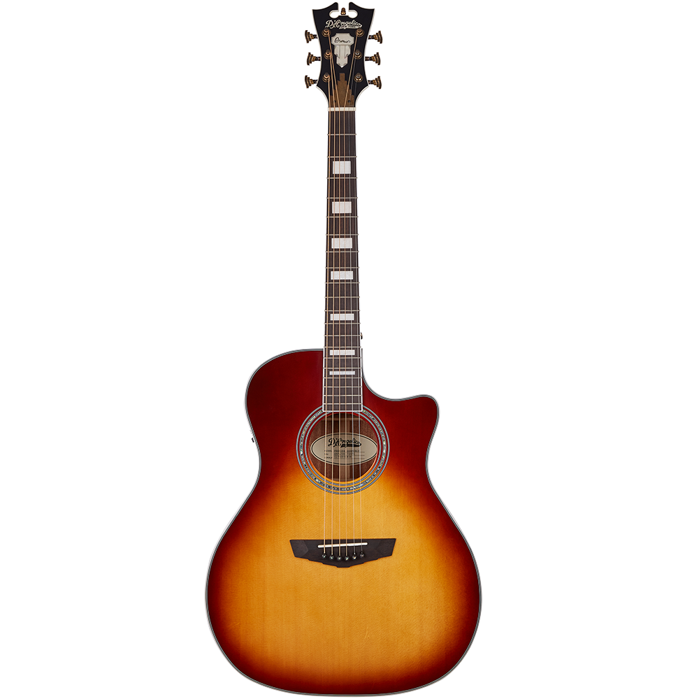 D'Angelico Premier Gramercy Iced Tea Burst DAPG200ITBAPS