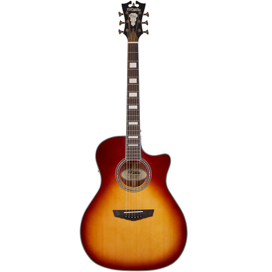D'Angelico Premier Gramercy Iced Tea Burst DAPG200ITBAPS