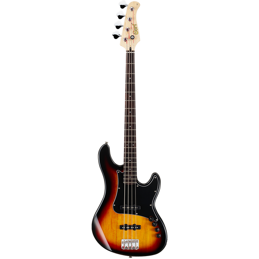 Cort GB Series GB34JJ 3-Tone Sunburst Bass Guitar