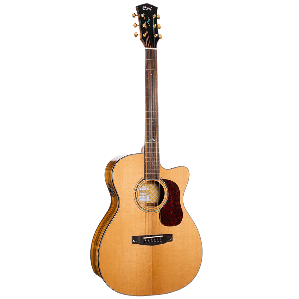 Cort GOLD-OC6 Bocote Semi Acoustic Guitar W/Cutaway Electronics