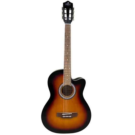 Pluto Semi Acoustic Guitar 201 series Medium W/ Cutaway Pickup HW39C-201P