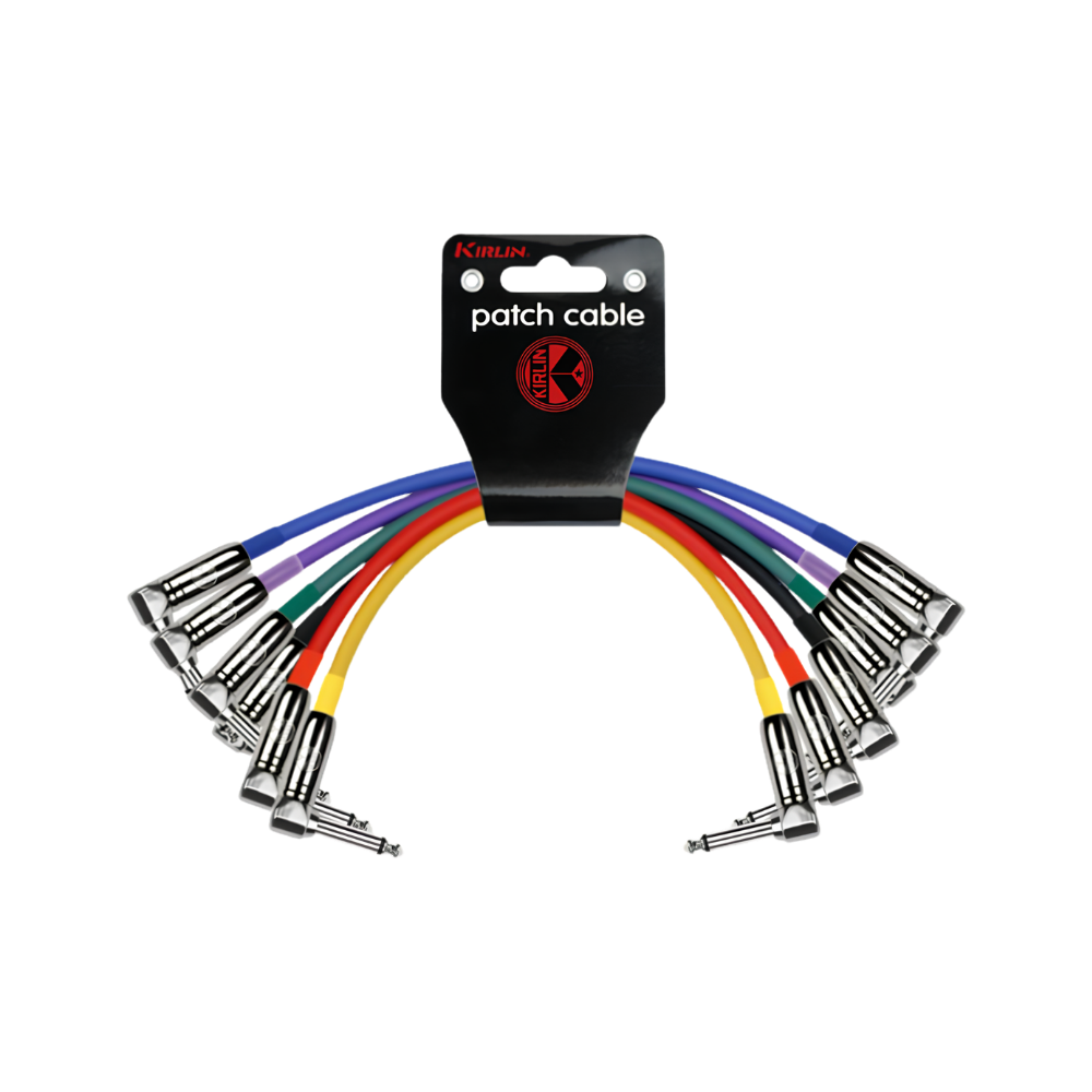 Kirlin Patch Cable Right Angle 6 Pack IP6-243PN