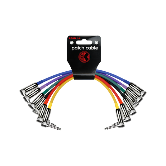 Kirlin Patch Cable Right Angle 6 Pack IP6-243PN