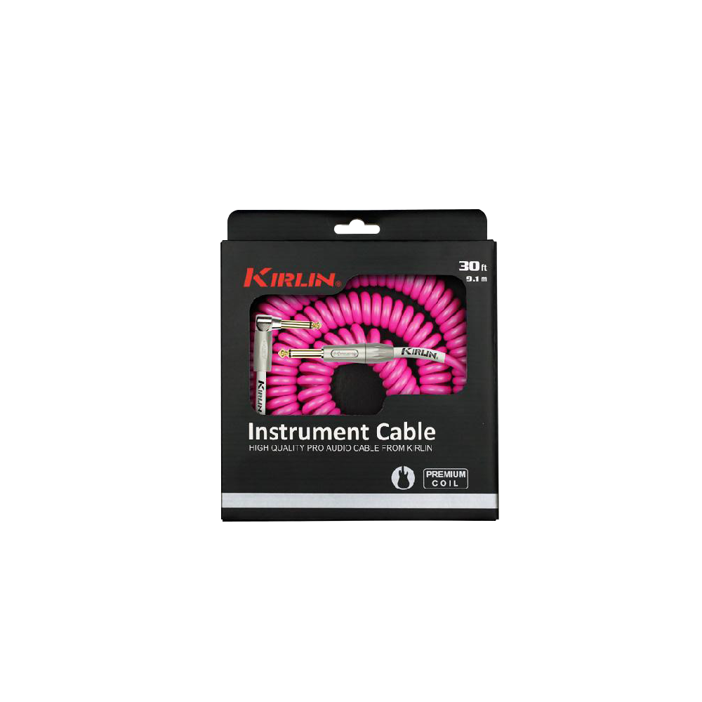 Kirlin Premium Coil Instrument Cable 10M IPK-222BFGL